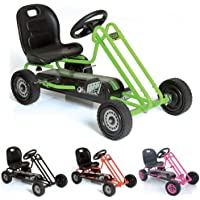 Hauck T90105 Lightning Go-Kart - Coche con pedales de juguete (metal- plástico y acero- 90-6 x 53 x 22-4 cm)- color…